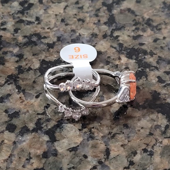 Bomb Party RBP6131 HALO "Everyday Magic" Tangerine Ice Crystal Sz 6 - Picture 2 of 5